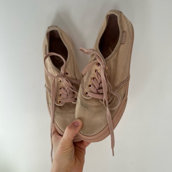 Vans Shoes - Rose gold womens vans